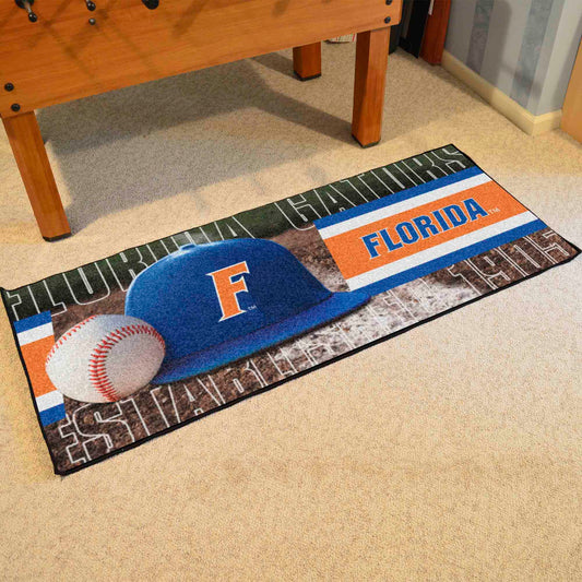 Florida Gators Baseball Runner Rug - 30in. x 72in. - Florida