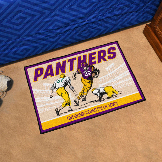 Northern Iowa Panthers Starter Mat Accent Rug - 19in. x 30in. Ticket Stub Starter Mat - Northern Iowa