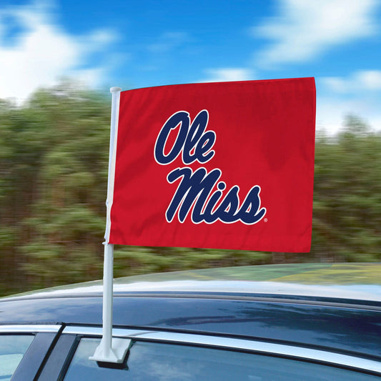 Ole Miss Rebels Car Flag Large 1pc 11" x 14" - Ole Miss