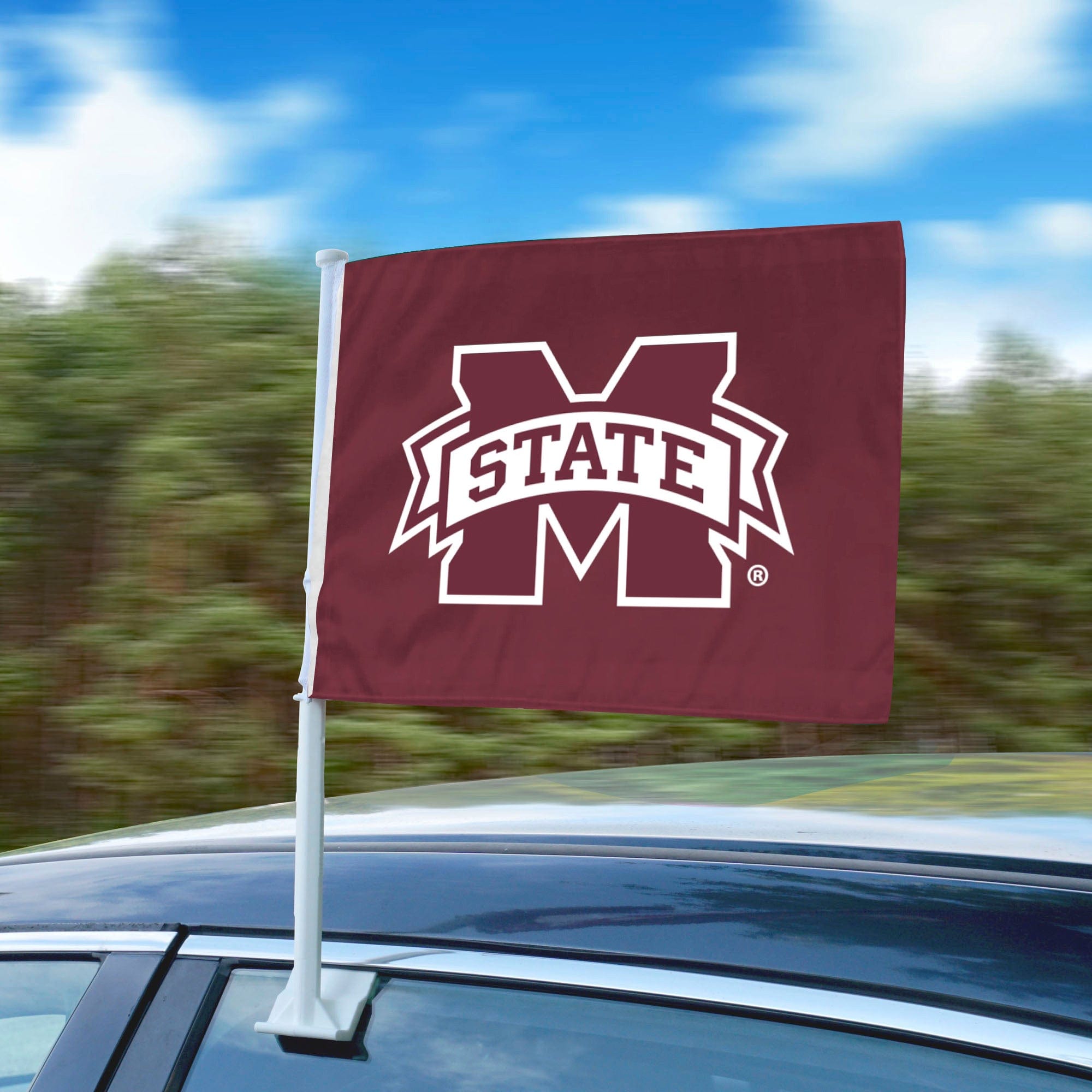 Mississippi State Bulldogs Car Flag Large 1pc 11" x 14" - Mississippi State