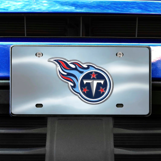 Tennessee Titans 3D Stainless Steel License Plate - Tennessee Titans