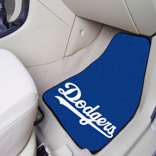 Los Angeles Dodgers Front Carpet Car Mat Set - 2 Pieces - Los Angeles Dodgers