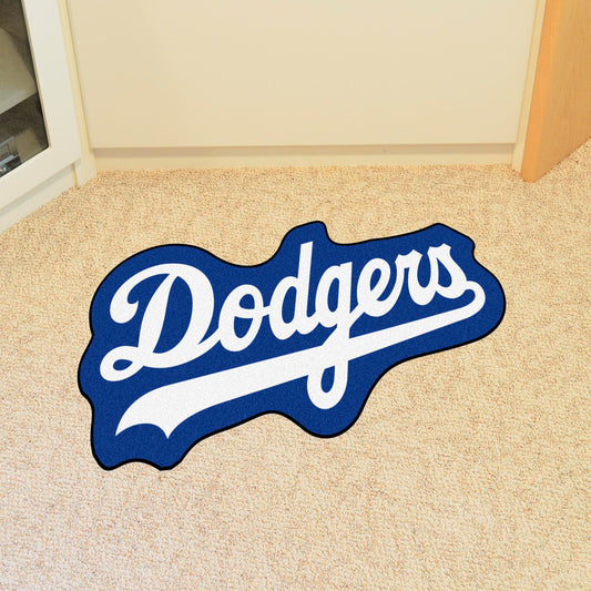 Los Angeles Dodgers Mascot Rug "Dodgers" Wordmark - Los Angeles Dodgers