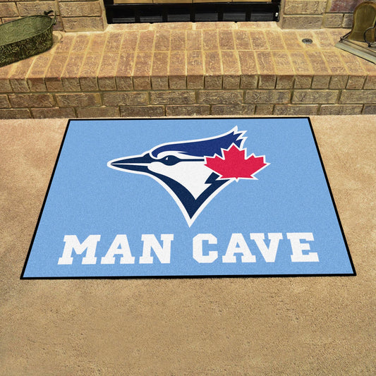 Toronto Blue Jays Man Cave All-Star Rug - 34 in. x 42.5 in.