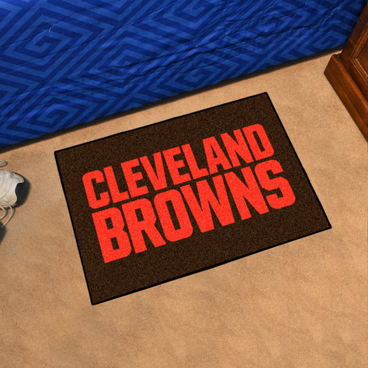 Cleveland Browns Starter Mat Accent Rug - 19in. x 30in. - Cleveland Browns