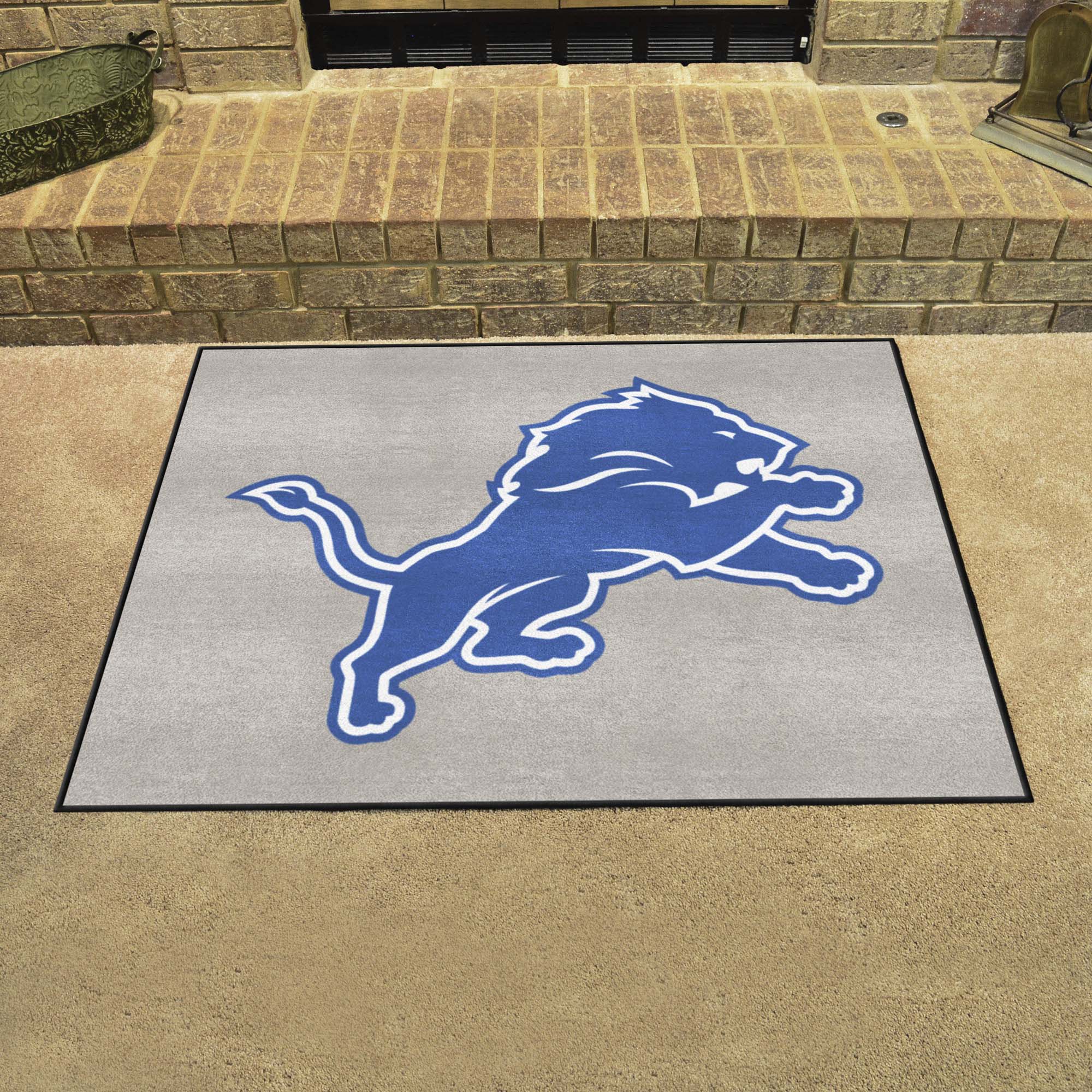 Detroit Lions All-Star Rug - 34 in. x 42.5 in. - Detroit Lions
