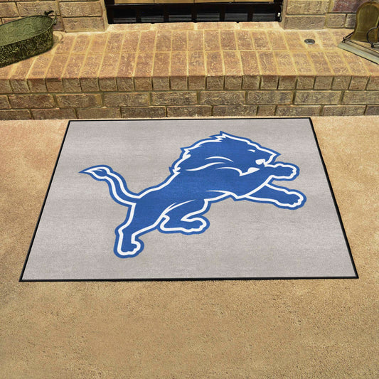 Detroit Lions All-Star Rug - 34 in. x 42.5 in. - Detroit Lions