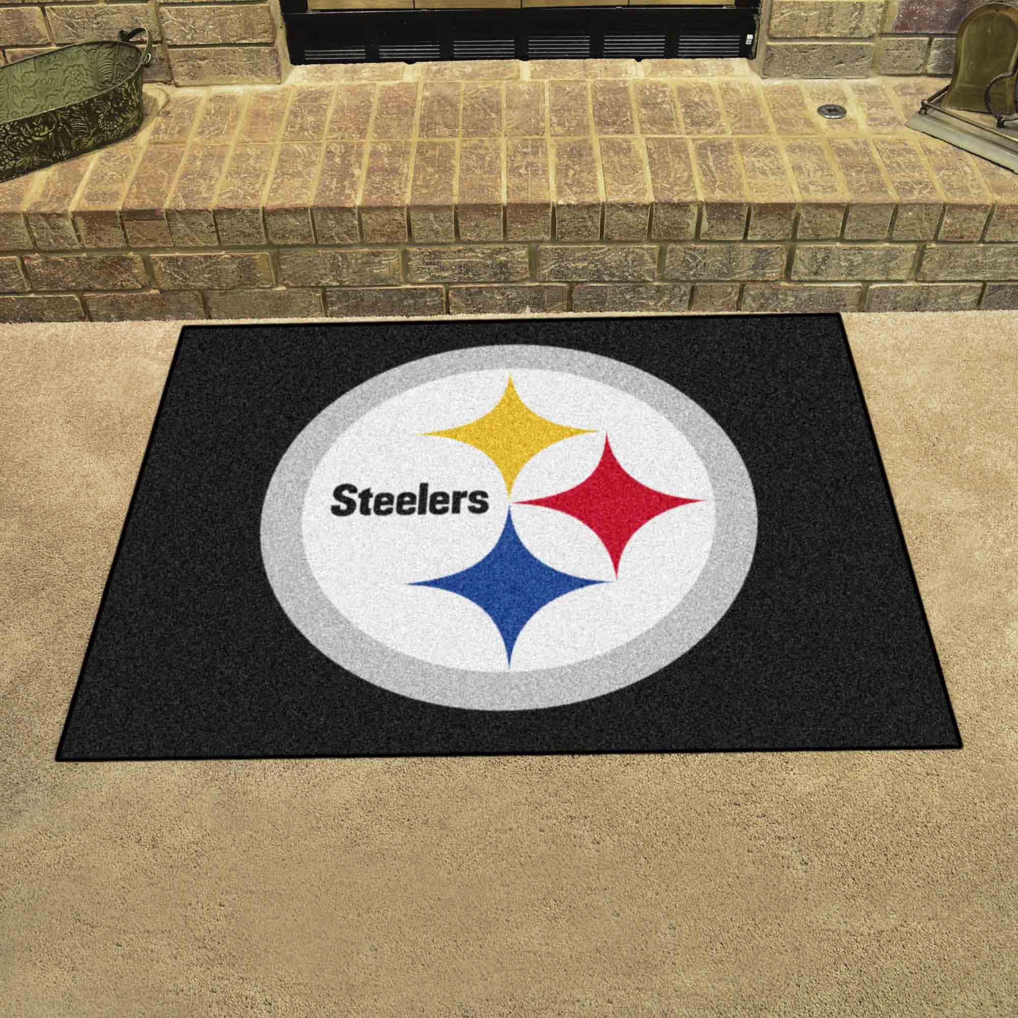 Pittsburgh Steelers All-Star Rug - 34 in. x 42.5 in. - Pittsburgh Steelers
