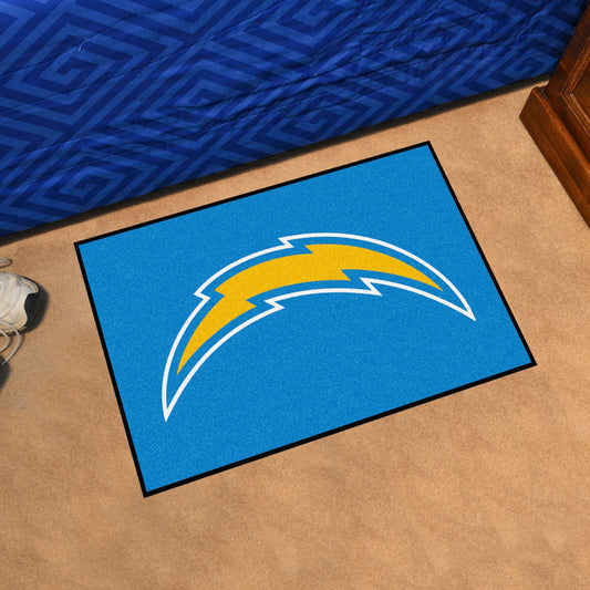 Los Angeles Chargers Starter Mat Accent Rug - 19in. x 30in. - Los Angeles Chargers