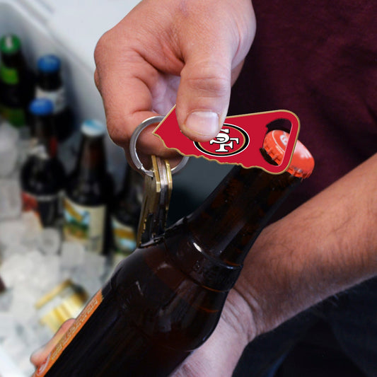 San Francisco 49ers Keychain Bottle Opener - San Francisco 49ers