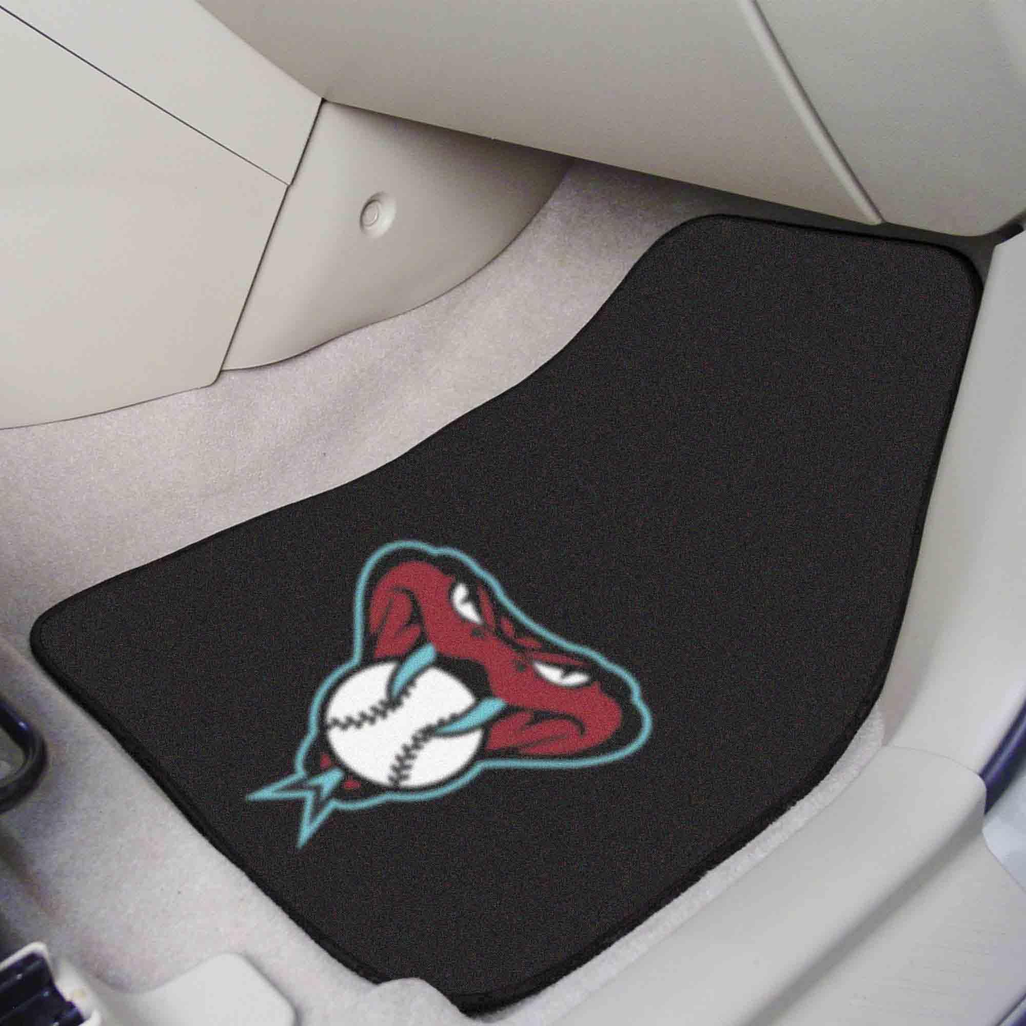 Arizona Diamondbacks Front Carpet Car Mat Set - 2 Pieces - Arizona Diamondbacks