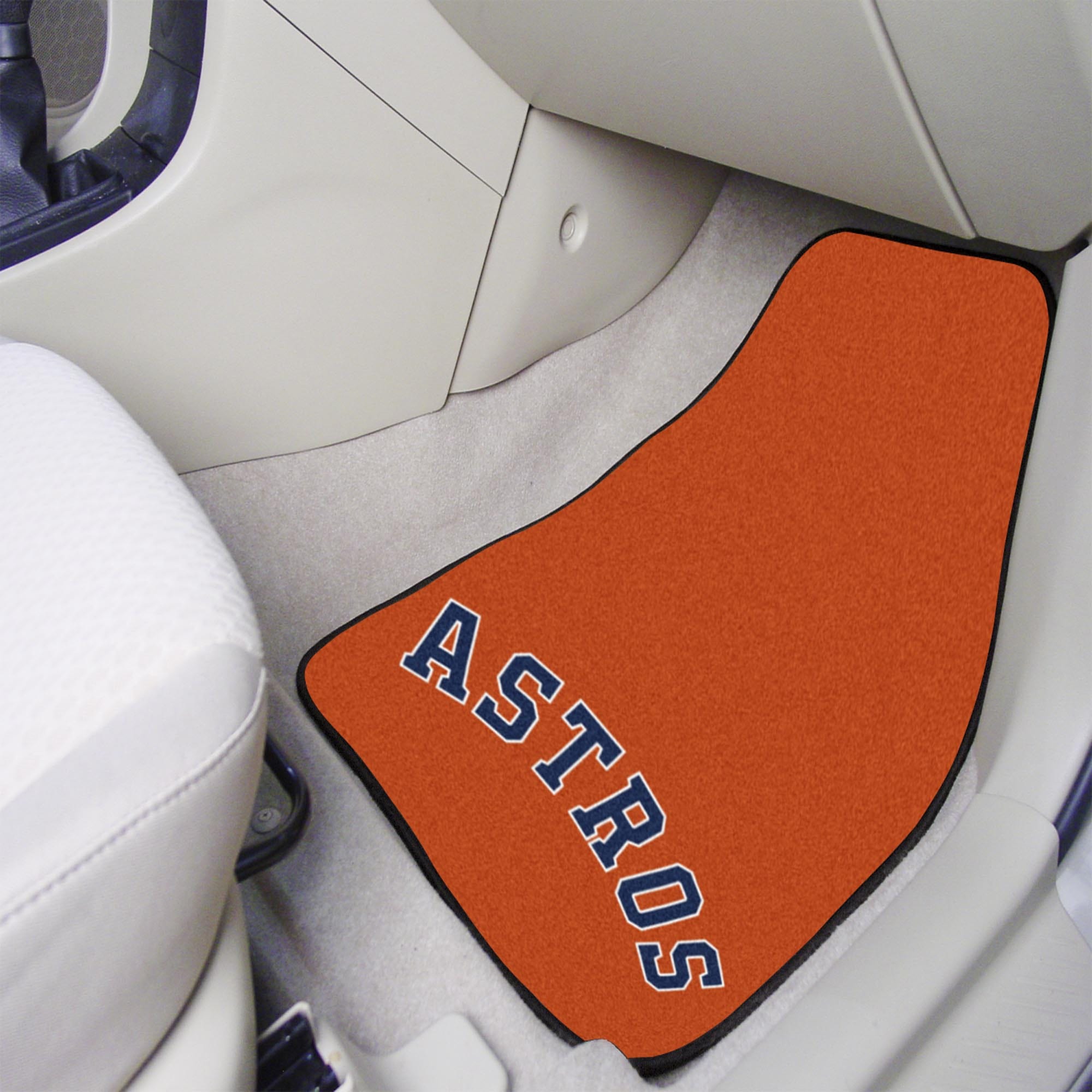Houston Astros Front Carpet Car Mat Set - 2 Pieces - Houston Astros