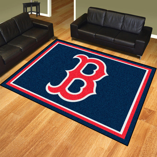 Boston Red Sox 8ft. x 10 ft. Plush Area Rug - Boston Red Sox
