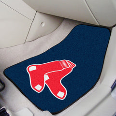 Boston Red Sox Front Carpet Car Mat Set - 2 Pieces - Boston Red Sox