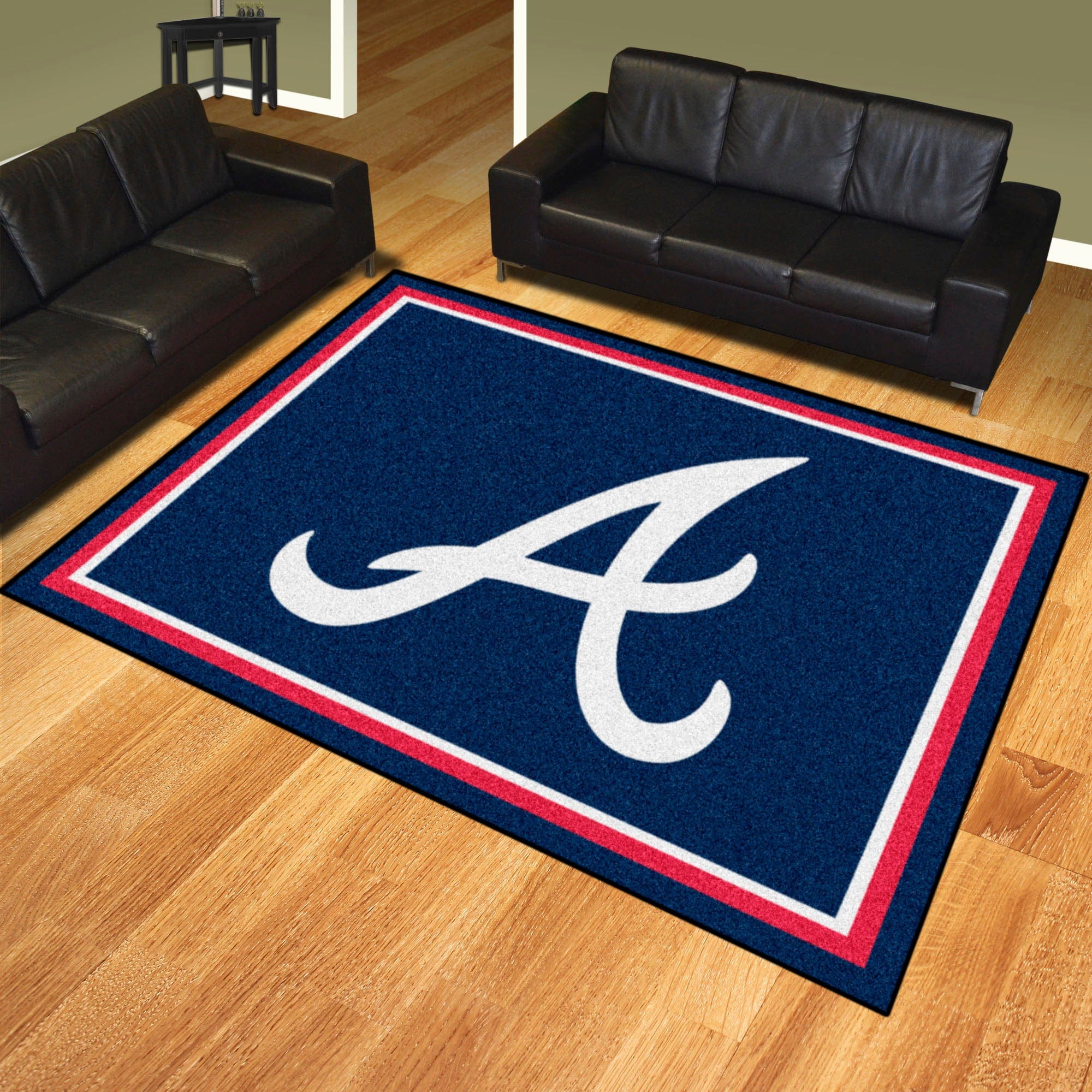Atlanta Braves 8ft. x 10 ft. Plush Area Rug - Atlanta Braves