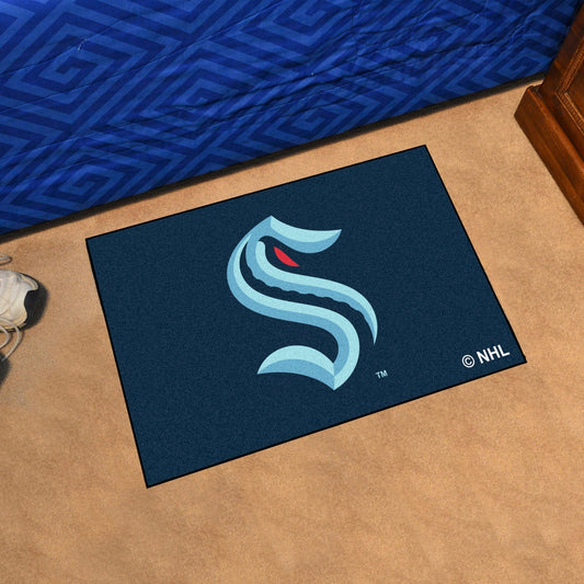 Seattle Kraken Starter Mat Accent Rug - 19in. x 30in. - Seattle Kraken
