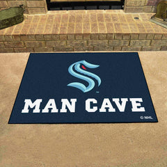 Seattle Kraken Man Cave All-Star Rug - 34 in. x 42.5 in. - Seattle Kraken