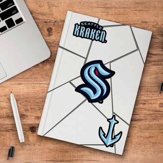 Seattle Kraken 3 Piece Decal Sticker Set - Seattle Kraken