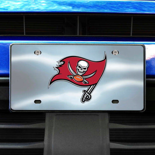 Tampa Bay Buccaneers 3D Stainless Steel License Plate