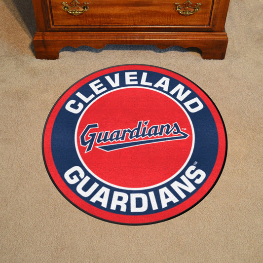 Cleveland Guardians Roundel Rug - 27in. Diameter - Cleveland Guardians