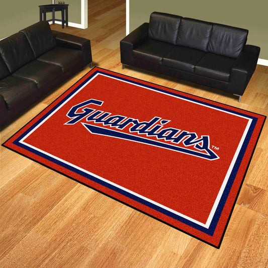 Cleveland Guardians 8ft. x 10 ft. Plush Area Rug - Cleveland Guardians