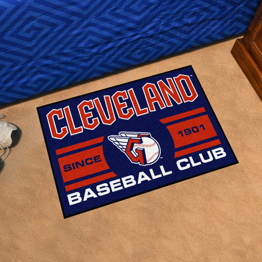 Cleveland Guardians Starter Mat Accent Rug - 19in. x 30in. - Cleveland Guardians