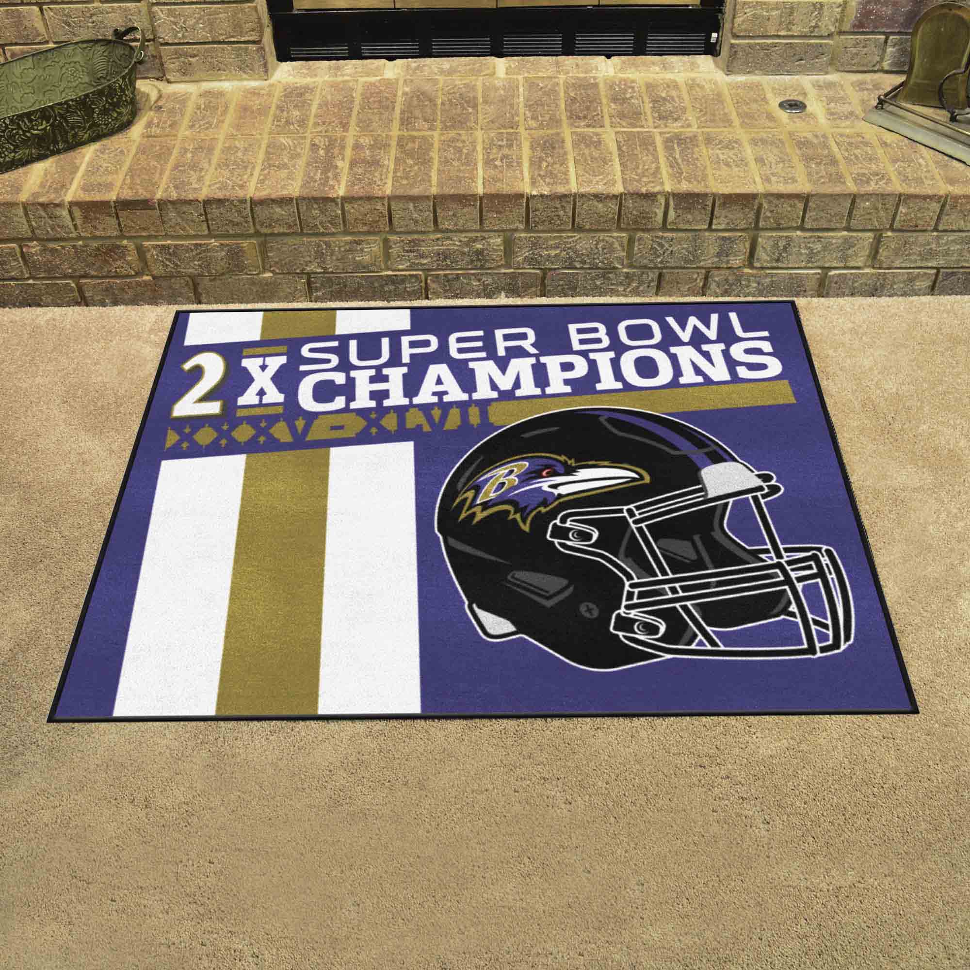 Baltimore Ravens All-Star Rug - 34 in. x 42.5 in. Plush Area Rug - Baltimore Ravens