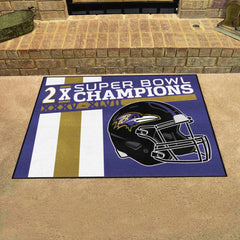 Baltimore Ravens All-Star Rug - 34 in. x 42.5 in. Plush Area Rug - Baltimore Ravens