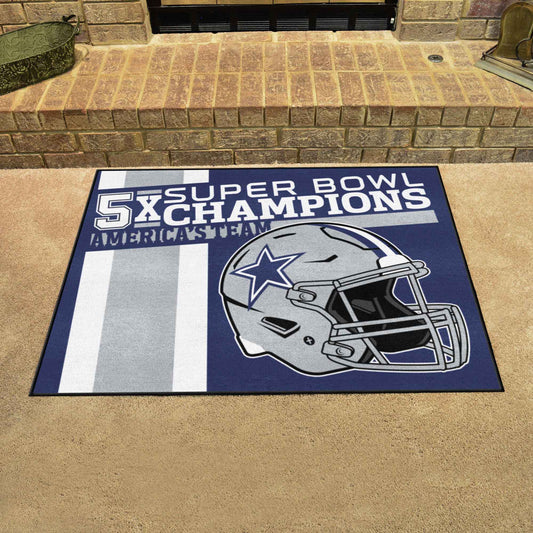 Dallas Cowboys All-Star Rug - 34 in. x 42.5 in. Plush Area Rug - Dallas Cowboys