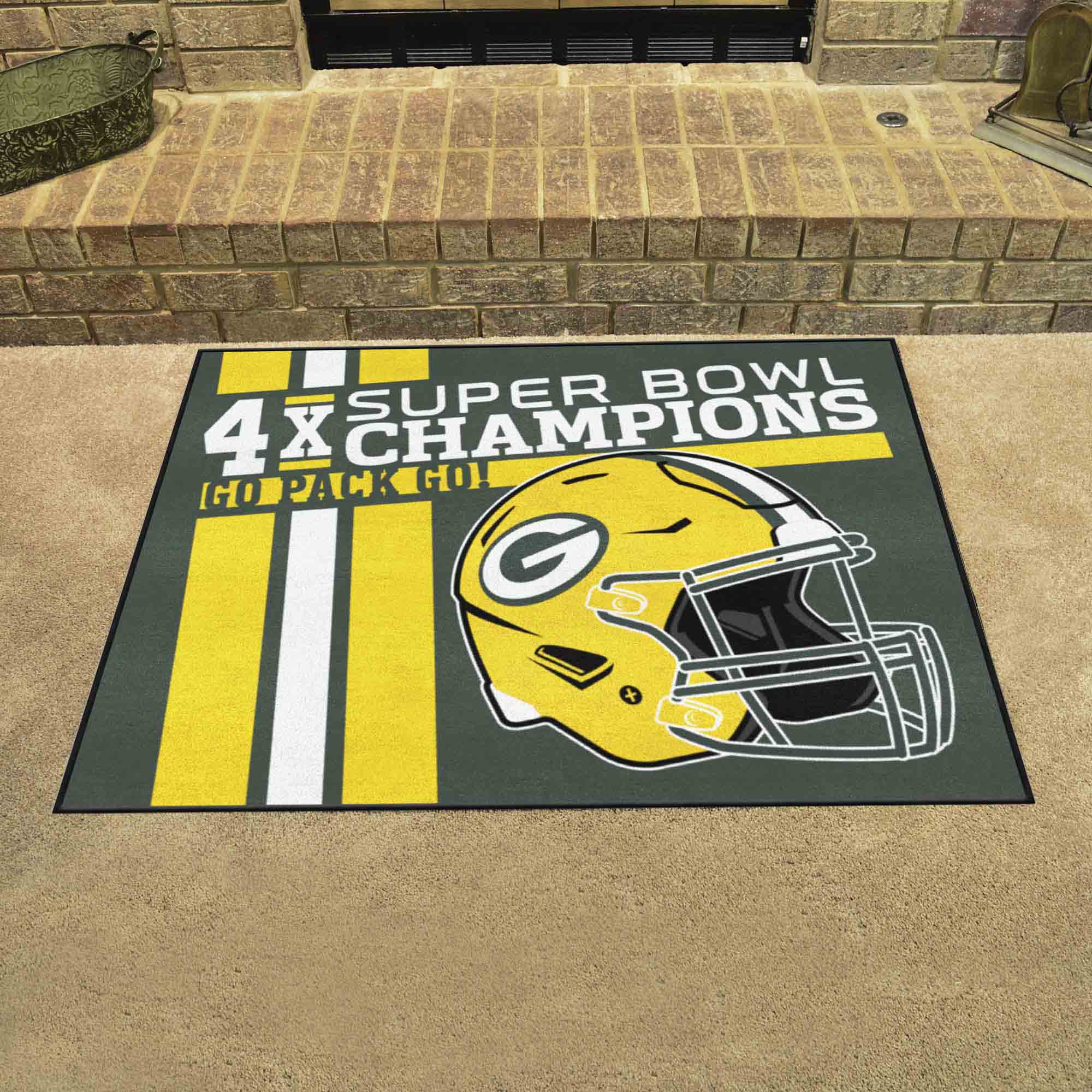 Green Bay Packers All-Star Rug - 34 in. x 42.5 in. Plush Area Rug - Green Bay Packers