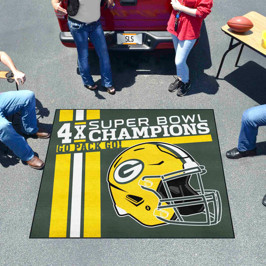 Green Bay Packers Dynasty Tailgater Rug - 5ft. x 6ft. - Green Bay Packers