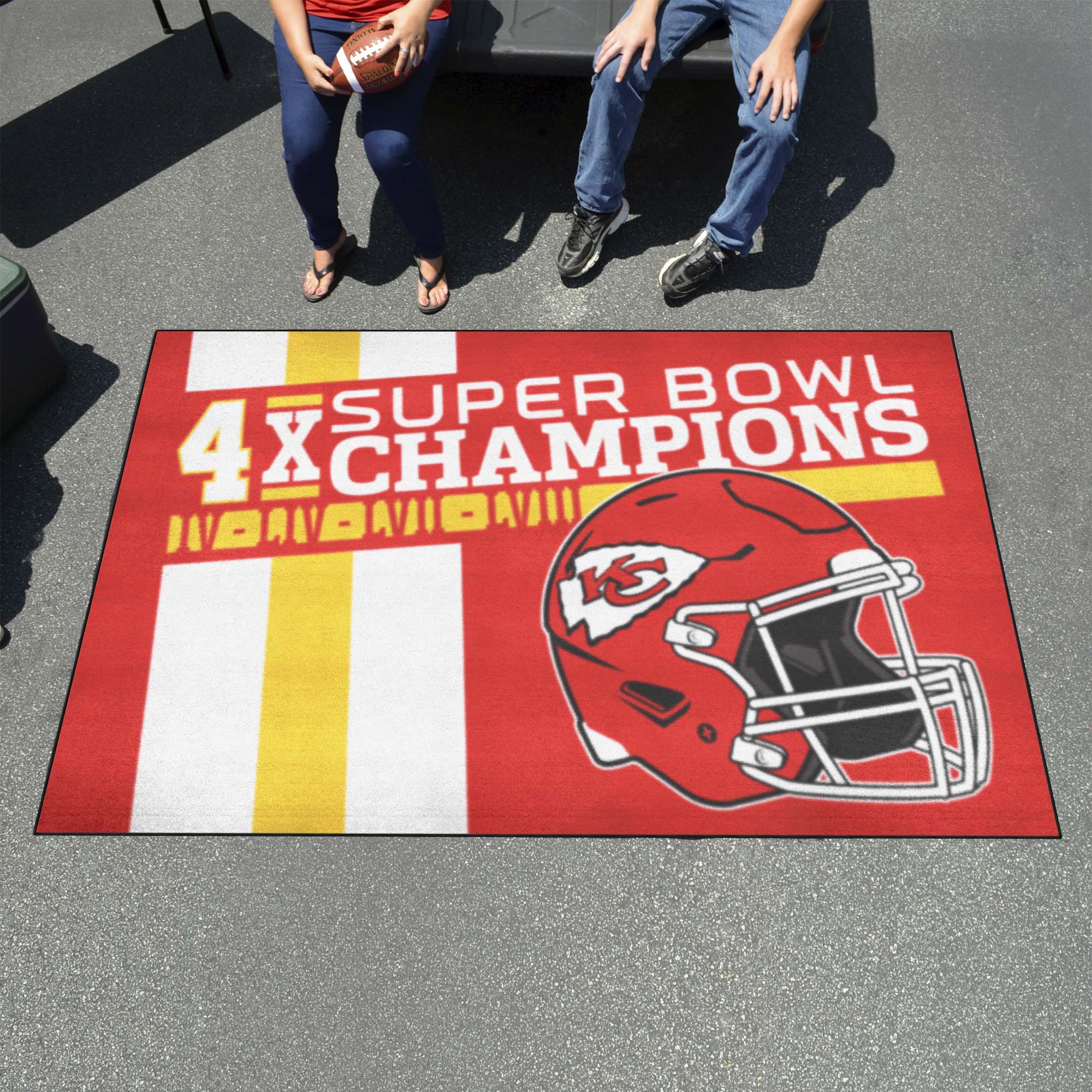 Kansas City Chiefs Ulti-Mat Rug - 5ft. x 8ft. - Kansas City Chiefs