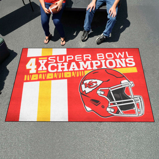 Kansas City Chiefs Ulti-Mat Rug - 5ft. x 8ft. - Kansas City Chiefs