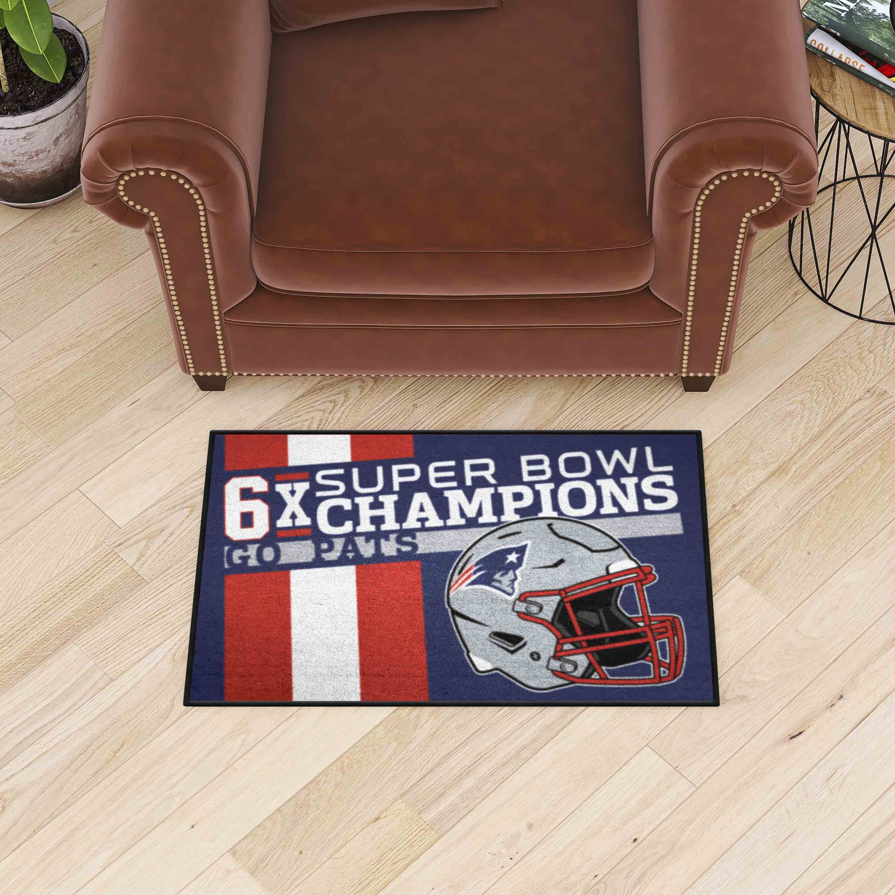 New England Patriots All-Star Rug - 34 in. x 42.5 in. Plush Area Rug - New England Patriots