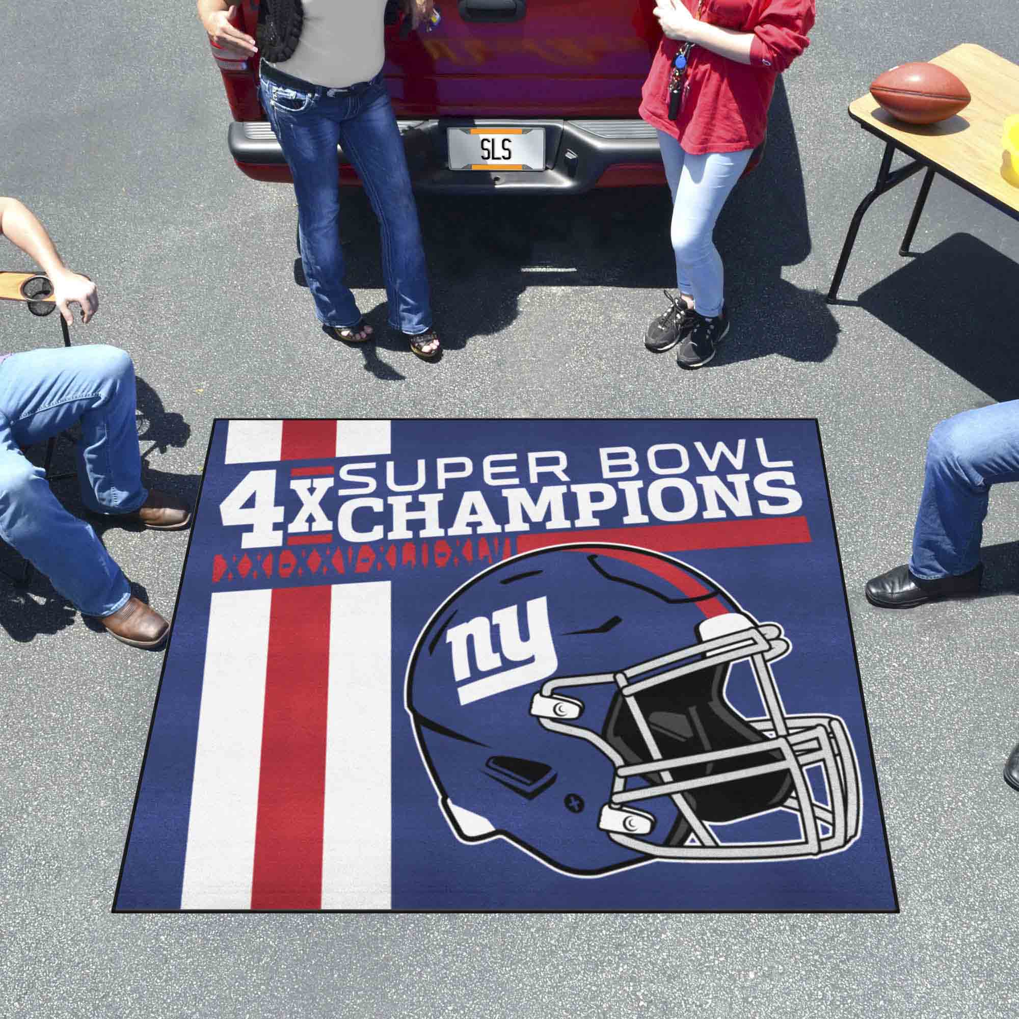 New York Giants Dynasty Tailgater Rug - 5ft. x 6ft. - New York Giants