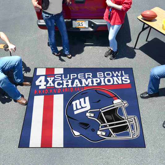 New York Giants Dynasty Tailgater Rug - 5ft. x 6ft. - New York Giants