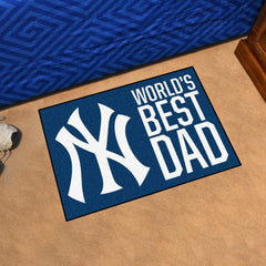 New York Yankees Starter Mat Accent Rug - 19in. x 30in. World's Best Dad Starter Mat - New York Yankees