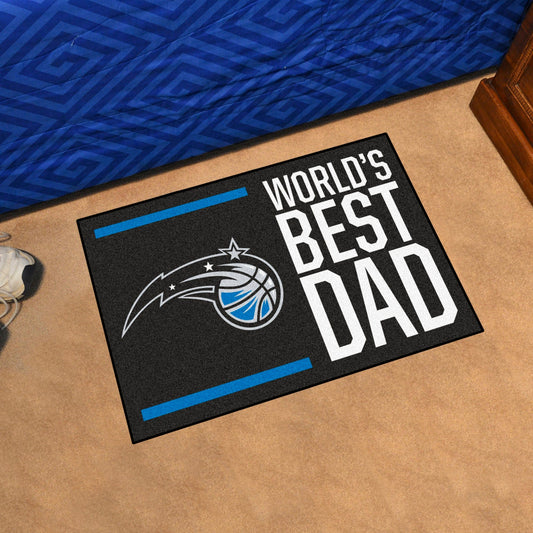 Orlando Magic Starter Mat Accent Rug - 19in. x 30in. World's Best Dad Starter Mat - Orlando Magic