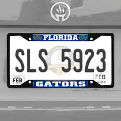 Florida Gators Metal License Plate Frame Black Finish - Florida