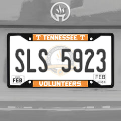Tennessee Volunteers Metal License Plate Frame Black Finish