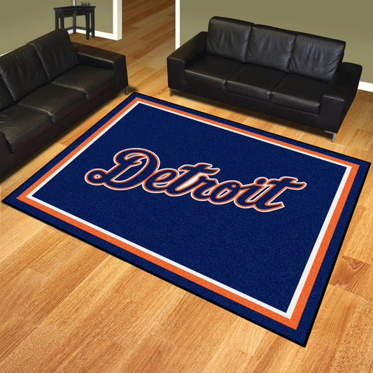 Detroit Tigers 8ft. x 10 ft. Plush Area Rug - Detroit Tigers