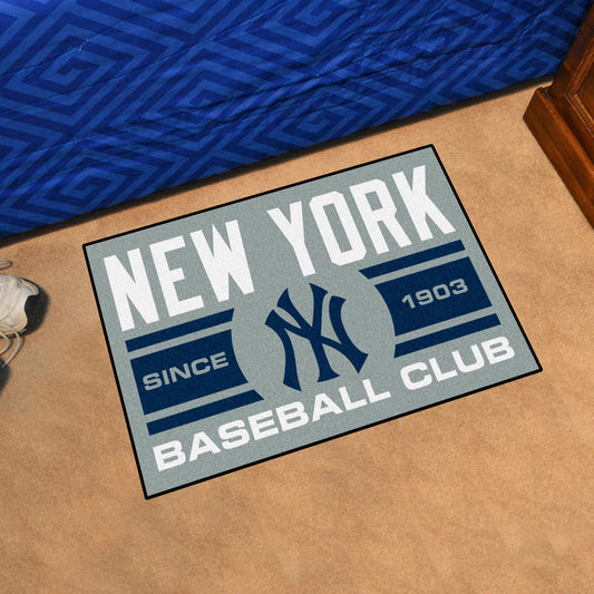 New York Yankees Starter Mat Accent Rug - 19in. x 30in. - New York Yankees
