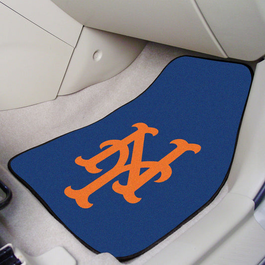 New York Mets Front Carpet Car Mat Set - 2 Pieces - New York Mets