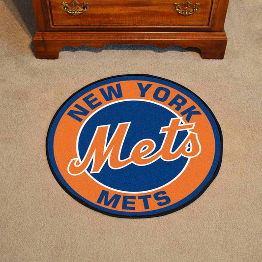 New York Mets Roundel Rug - 27in. Diameter - New York Mets