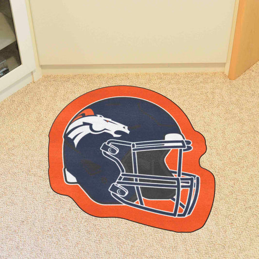Denver Broncos Mascot Helmet Rug - Denver Broncos