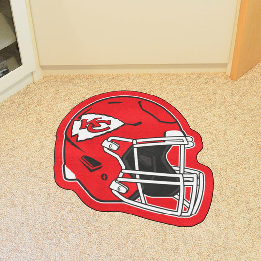 Kansas City Chiefs Mascot Helmet Rug - Kansas City Chiefs