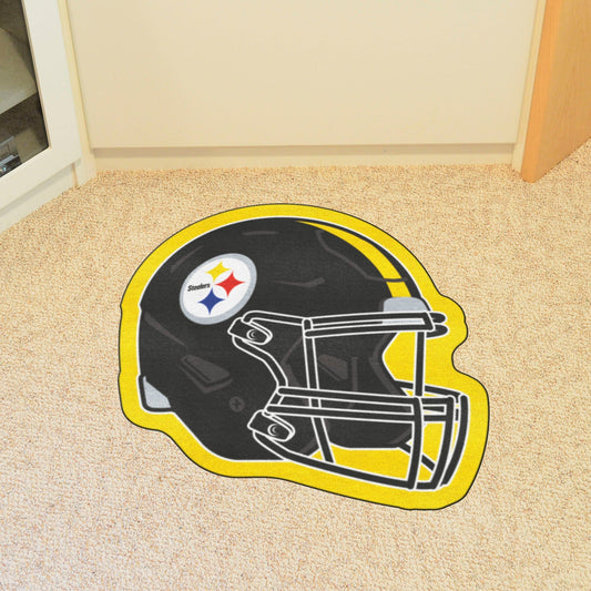 Pittsburgh Steelers Mascot Helmet Rug - Pittsburgh Steelers
