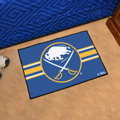 Buffalo Sabres Starter Mat Accent Rug - 19in. x 30in. Uniform Alternate Design - Buffalo Sabres