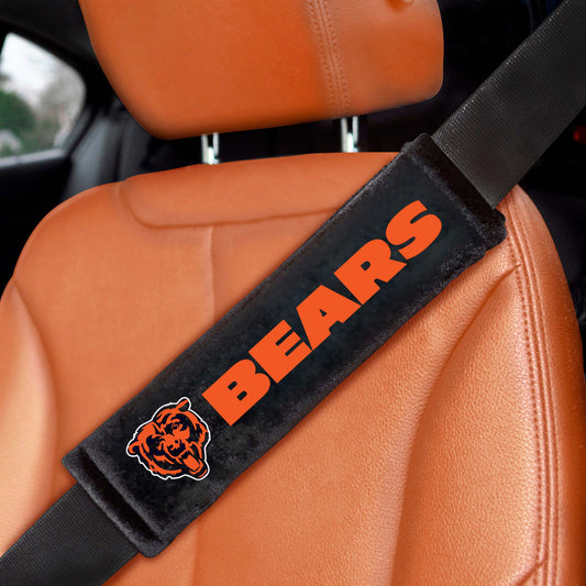 Chicago Bears Embroidered Seatbelt Pad - 2 Pieces - Chicago Bears