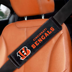 Cincinnati Bengals Embroidered Seatbelt Pad - 2 Pieces - Cincinnati Bengals